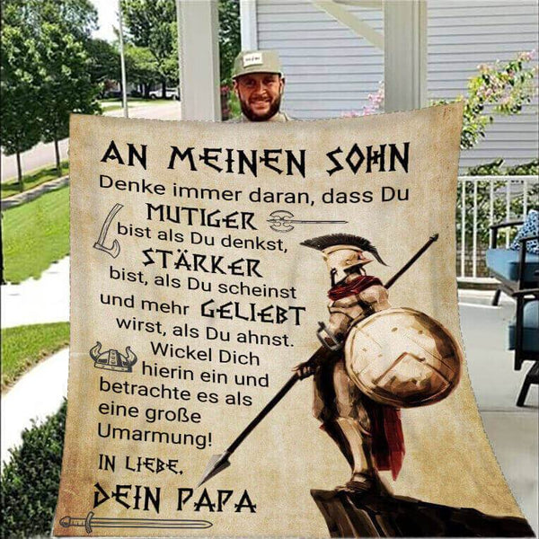 Divesart - Decke vom Vater an den Sohn - "Mein Ritter"